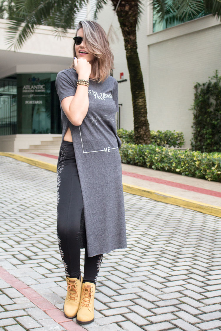 Maxi t-shirt look