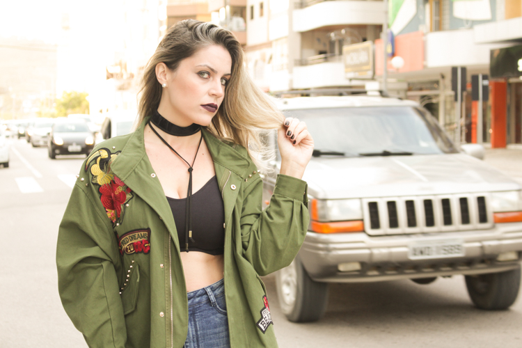 Look Parka Militar Zara