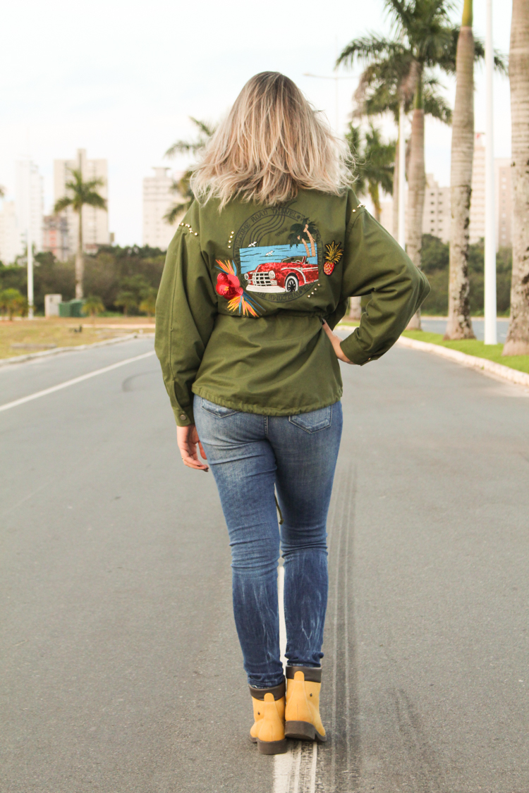 Look Parka Militar Zara