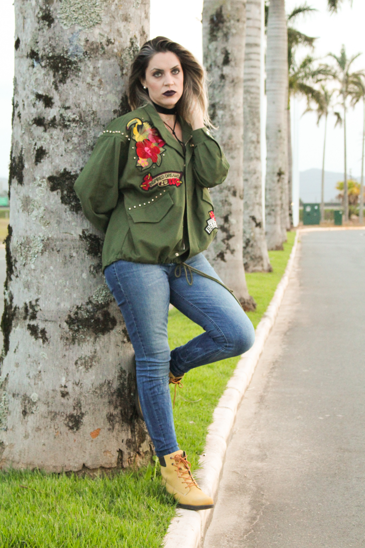 Look Parka Militar Zara